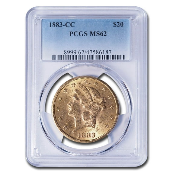 1883-CC $20 Liberty Gold Double Eagle MS-62 PCGS