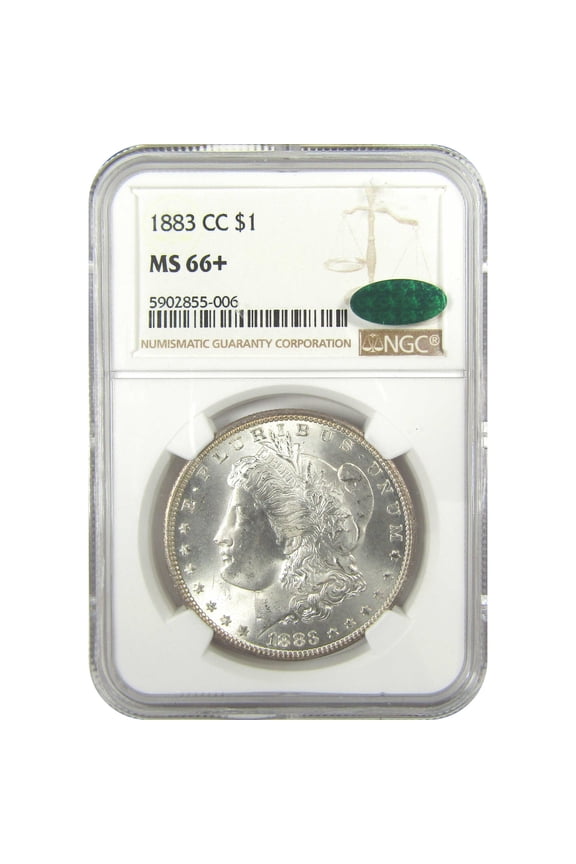 1883 CC Morgan Dollar MS 66+ NGC CAC Silver Uncirculated SKU:CPC8865
