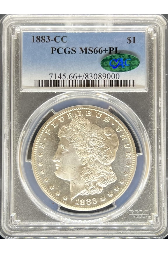 1883-CC Morgan Dollar MS66+PL PCGS CAC (PA83089000)