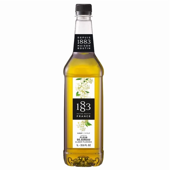 1883 Elderflower Syrup PET cs 6/1 ltr