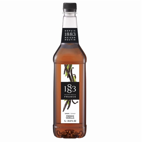 1883 French Vanilla Syrup PET cs 6/1 ltr