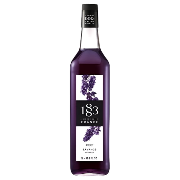 1883 Maison Routin Lavender Flavoring Syrup 1 Liter Bottle