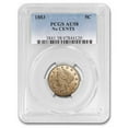 thumbnail image 1 of 1883 Liberty Head V Nickel No Cents AU-58 PCGS, 1 of 3