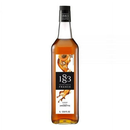1883 Maison Routin Amaretto Flavoring Syrup 1 Liter Bottle