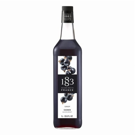 1883 Maison Routin Blackcurrant Syrup - Bottle (1L)