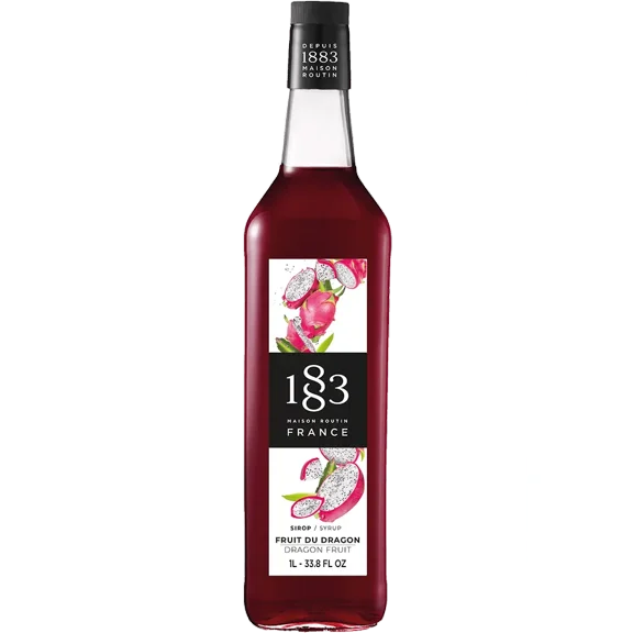 1883 Maison Routin Dragon Fruit Flavoring Syrup 1 Liter Bottle