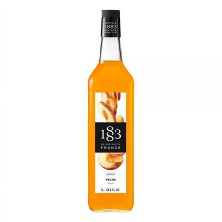 1883 Maison Routin Peach Syrup - Bottle (1L)