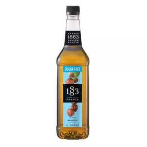 1883 Maison Routin Sugar Free Hazelnut Syrup - Bottle (1L)