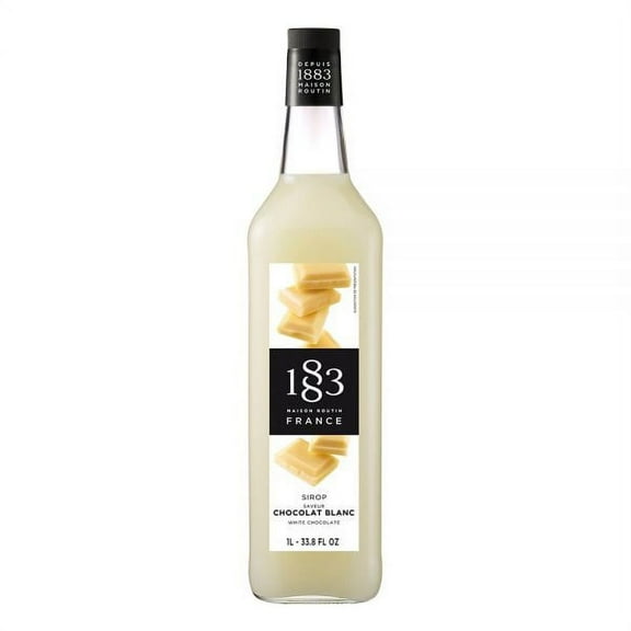 1883 Maison Routin White Chocolate Syrup - Bottle (1L)