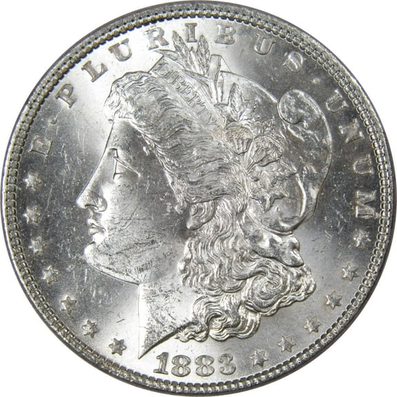 1883 Morgan Dollar BU Uncirculated Mint State 90% Silver $1 US Coin Collectible