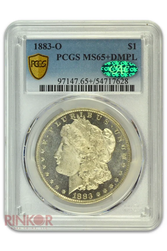 1883-O $1 Morgan Dollar PCGS MS 65+ DMPL CAC