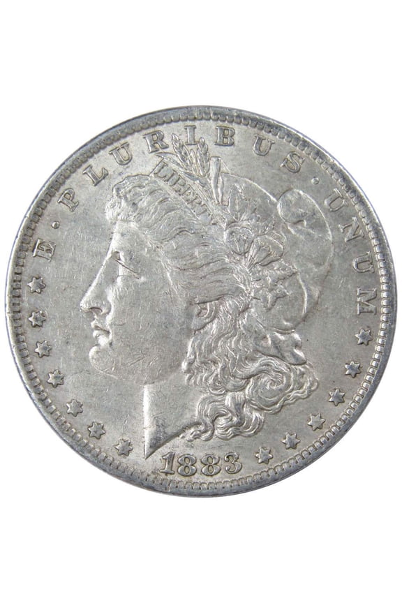 1883 O Morgan Dollar AU About Uncirculated 90% Silver $1 US Coin Collectible