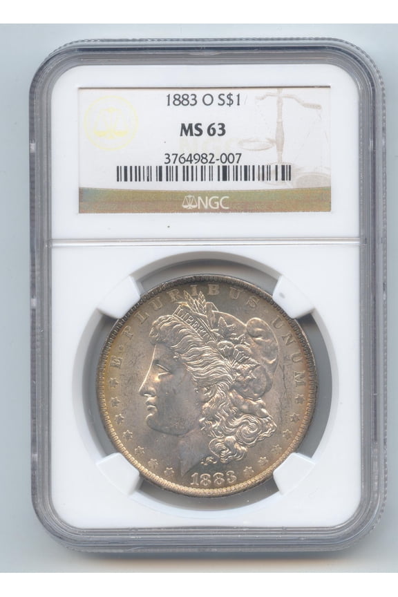 1883-O Morgan Silver Dollar, NGC MS-63