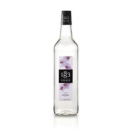 1883 Routin Orchid Syrup - 1 Liter (33.8 Fl Oz)
