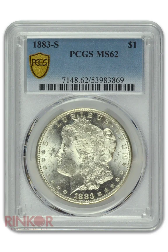 1883-S $1 Morgan Dollar PCGS MS 62