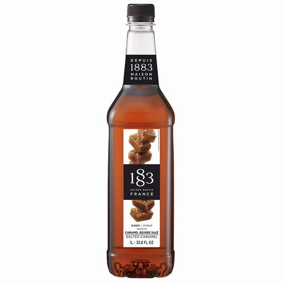 1883 Salted Caramel Syrup PET cs 6/1 ltr