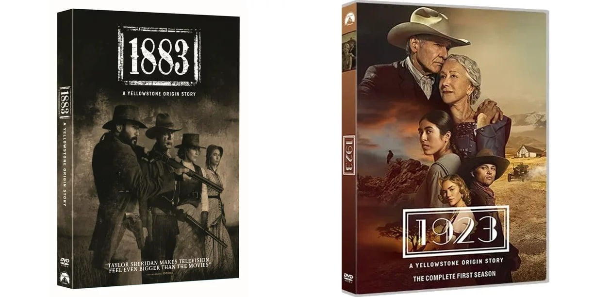  Yellowstone 1883 and 1923 DVD Set : Movies & TV