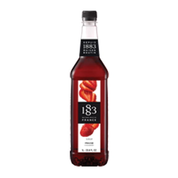 1883 Strawberry Syrup PET cs 6/1 ltr