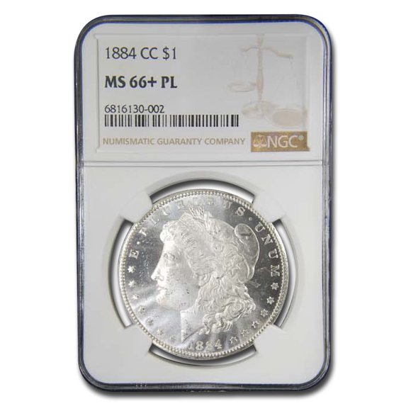 1884-CC Morgan Dollar MS-66+ PL NGC