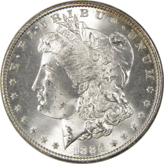 1884 Morgan Dollar BU Choice Uncirculated Silver $1 Coin