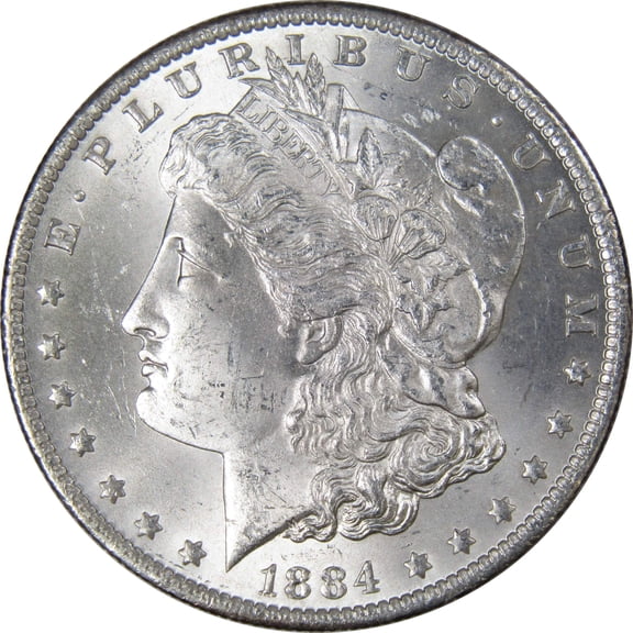 1884 O Morgan Dollar BU Very Choice Uncirculated Mint State 90% Silver $1 Coin