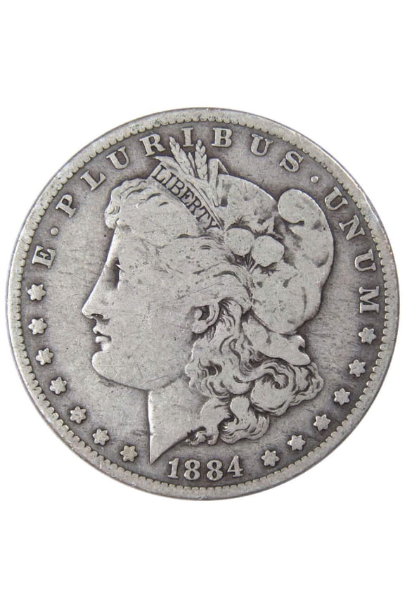 1884 O Morgan Dollar VG Very Good 90% Silver $1 US Coin Collectible