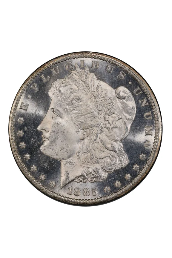 1885 CC Morgan Silver Dollar PCGS MS-64+ CAC