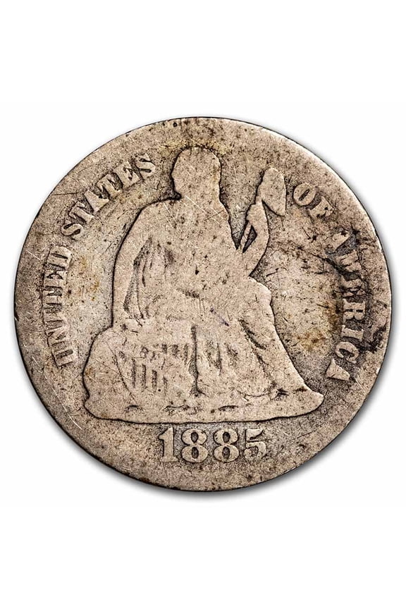 1885 Liberty Seated Dime Good