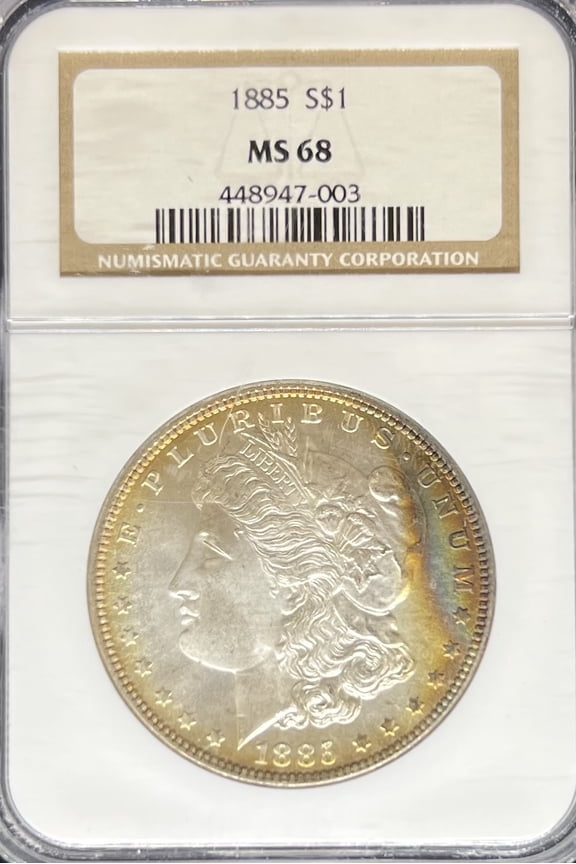 1885 Morgan Dollar MS68 NGC (PA448947003)