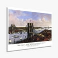 thumbnail image 1 of 1885 New York Brooklyn Bridge Wall Art - Vintage Brooklyn Bridge Wall Art Color - Wall Art Brooklyn Bridge Poster - Brooklyn Bridge Print - Brooklyn Bridge Art, 1 of 8