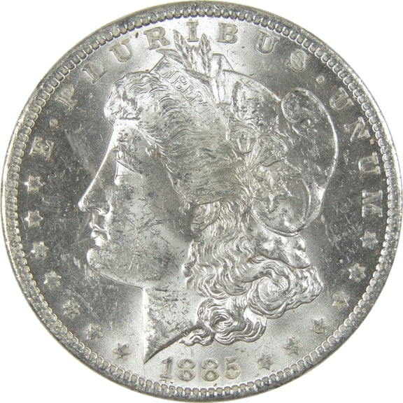 1885 O Morgan Dollar CH AU Choice About Uncirculated Silver $1 Coin