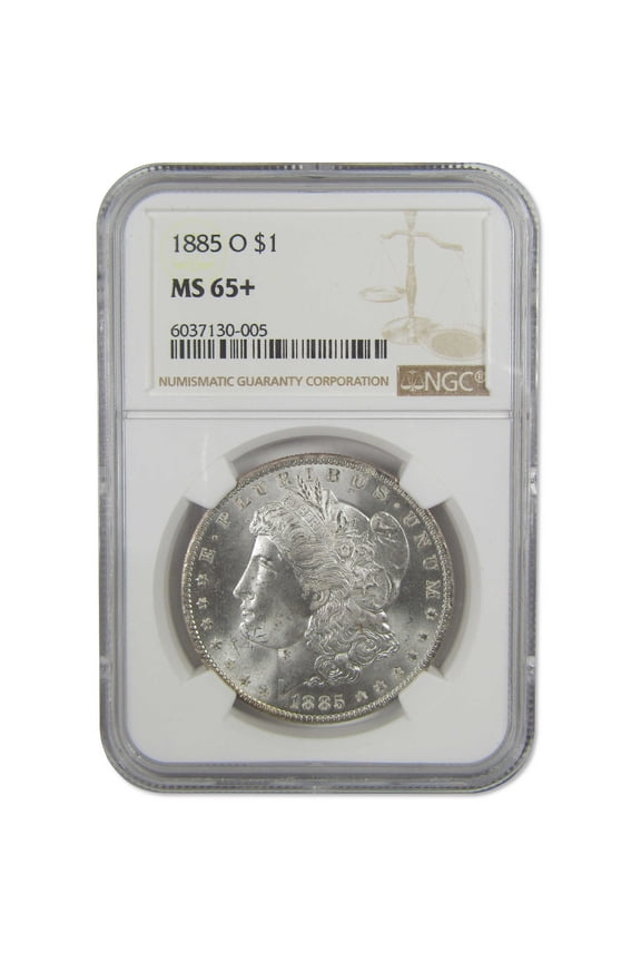 1885 O Morgan Dollar MS 65+ NGC Silver Uncirculated $1 Coin