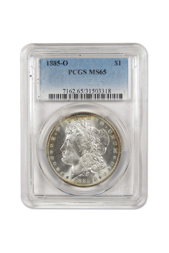 1885 O Morgan Dollar MS 65 PCGS 90% Silver $1 US Coin Collectible