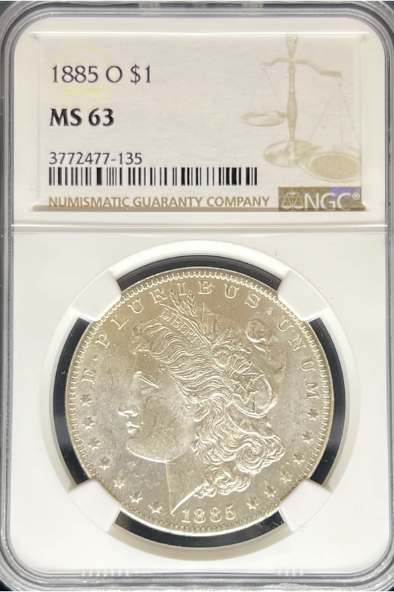 1885-O Morgan Dollar MS63 NGC (PA3772477135)