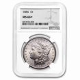 thumbnail image 1 of 1886 Morgan Dollar MS-66+ NGC, 1 of 3