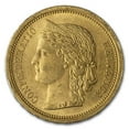 thumbnail image 1 of 1886 Switzerland Gold 20 Francs BU, 1 of 2