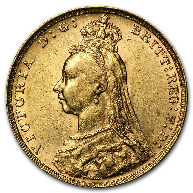 1887 1893 Great Britain Gold Sovereign Victoria Jubilee VG XF