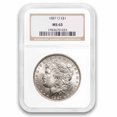 thumbnail image 1 of 1887-O Morgan Dollar MS-63 NGC, 1 of 3