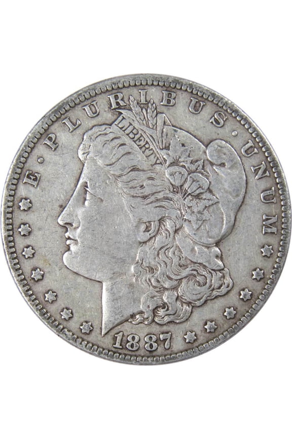 1887 O Morgan Dollar VF Very Fine 90% Silver $1 US Coin Collectible