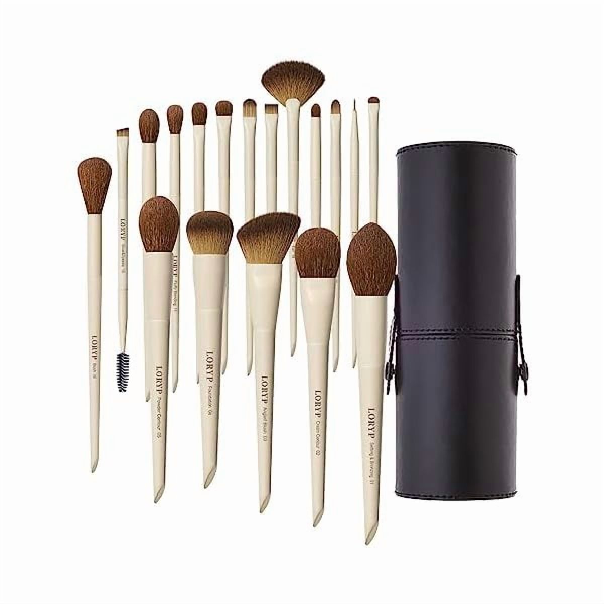 1888 18 Piece Makeup Brushes Set Labeled Face And Eye Brush Set 1888 18 Piece Makeup Brushes Set Labeled Face Eye Brush Set Complete Foundation Concealer Contour Blending Blush Eyeshadow Brushes Travel Holder Case 841afd22 A22a 49a0 B709 