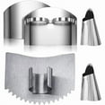 thumbnail image 1 of 1888 4PCS Finger Guard for Cutting Vegetables, Stainless Steel Finger Protector, Thumb Guard Peelers for Onion Holder Slicer Kitchen Tool Avoid Hurting When Slicing and Chopping., 1 of 1