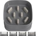 thumbnail image 1 of 1888 Adjustable Slow Feeder Dog Bowls for Large Breed, Puzzle Cat Slow Feeder Bowl, Eating Food Dish for Puppy Small Medium Large Size Pet, One Size Grey, 1 of 1