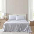thumbnail image 1 of 1888 Mills Easy Eco Sheet Set Full - Grey Melange, 1 of 9