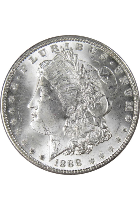 1888 Morgan Dollar BU Uncirculated Mint State 90% Silver $1 US Coin Collectible