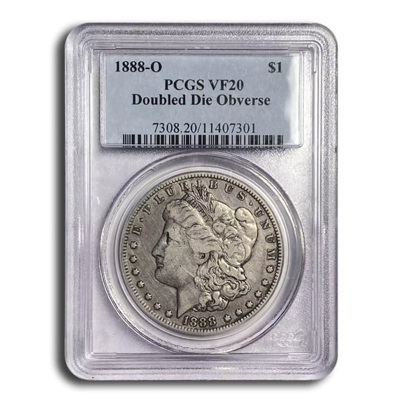 1888-O Morgan Dollar VF-20 PCGS (Doubled Die Obverse)