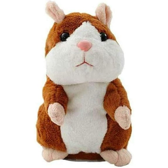 1888 Plush Interactive Toys PRO Talking Hamster Repeats What You Say Electronic Pet Chatimals Mouse Buddy for Boy and Girl, 5.7 x 3 inches