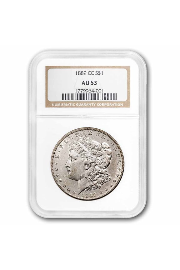 1889-CC Morgan Dollar AU-53 NGC