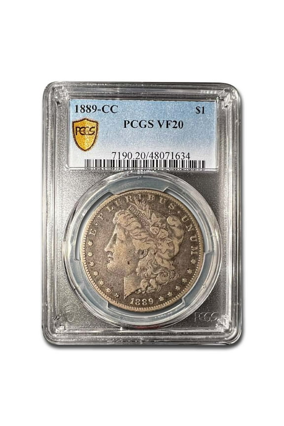 1889-CC Morgan Dollar VF-20 PCGS