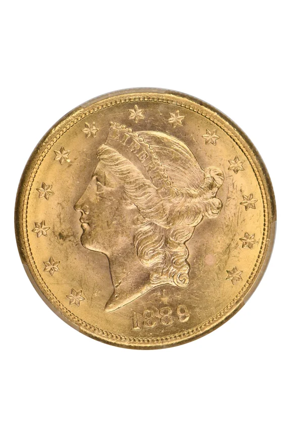 1889 S Double Eagles Liberty Head PCGS MS-62