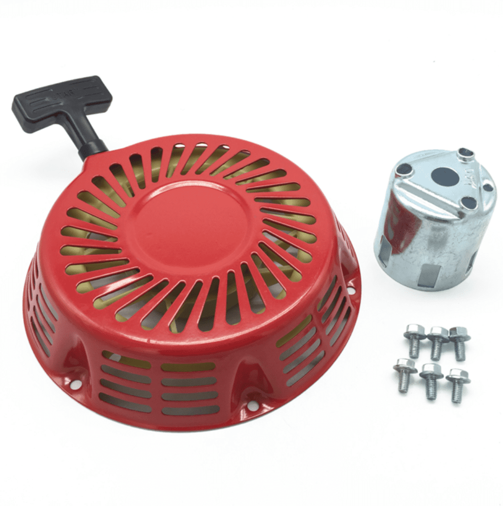 Vliegwiel Starter Motor bevestigingsschroeven voor Ho*d* GX340 11HP/GX390 13HP Rood Elektrische Starter Kit Vliegwiel Motor Kit W/Tandwiel